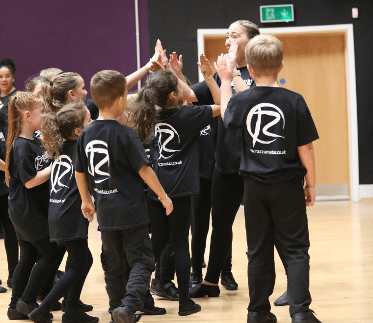 people stood in a group